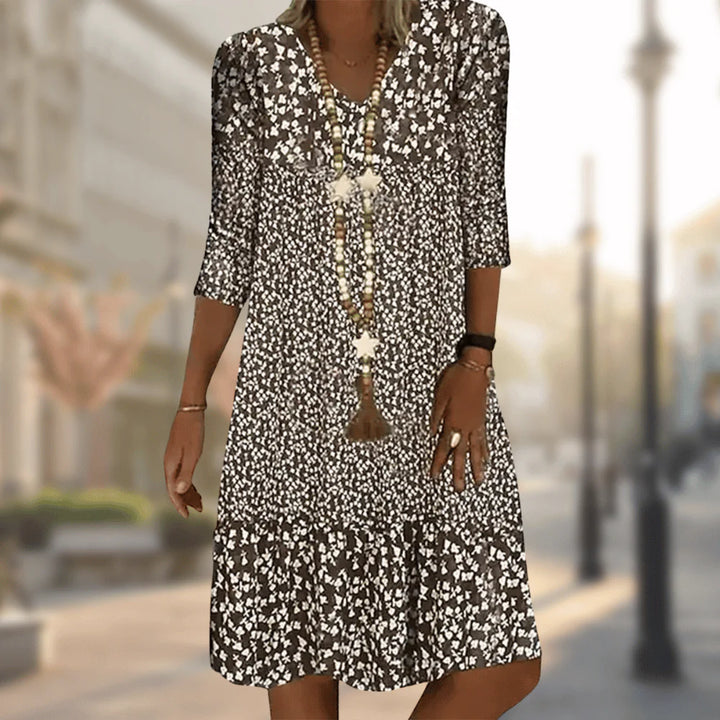Michelle™ | ELEGANT PRINTED DRESS