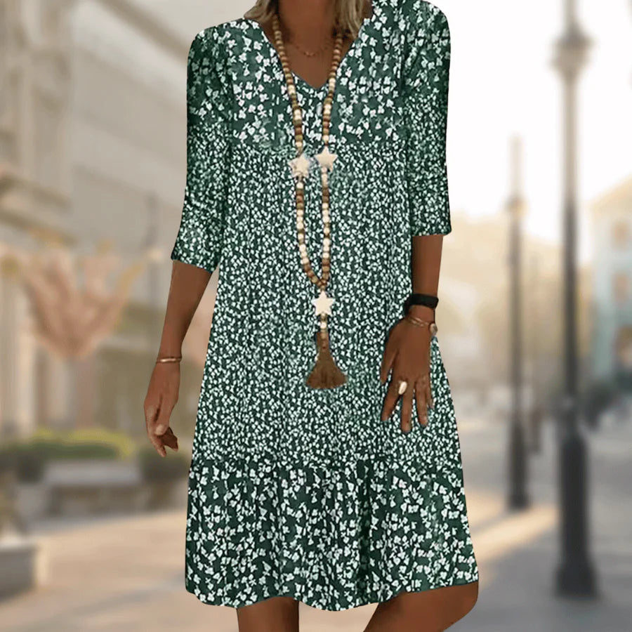 Michelle™ | ELEGANT PRINTED DRESS