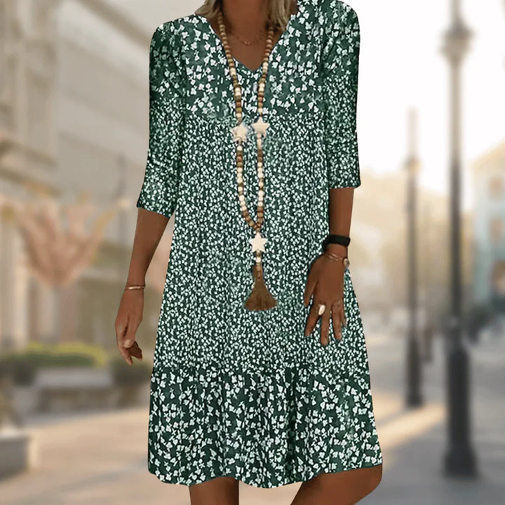 Michelle™ | ELEGANT PRINTED DRESS