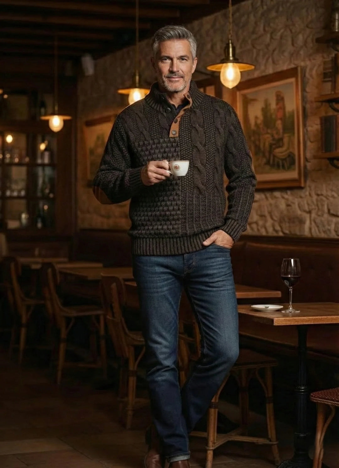 Jonty™ | Cable Knit Sweater