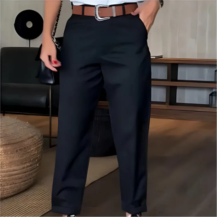 Yavessa™ | Straight Fit High Waist Trouser