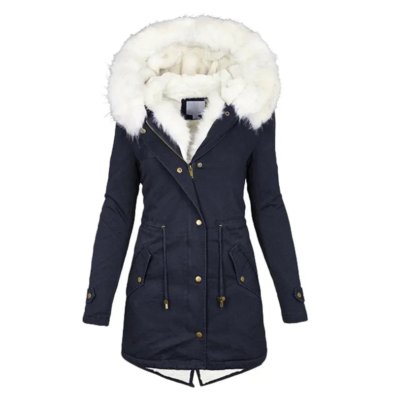 Quinby™ |  Faux Fur Hooded Jacket