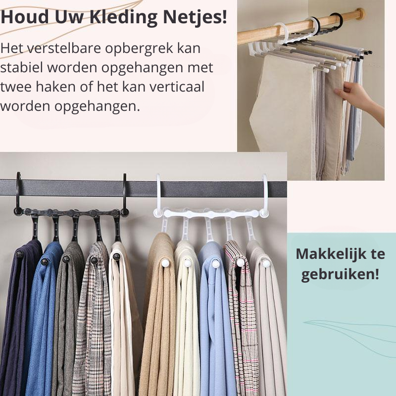 ThuisRek™ - Multifunctionele Kledingrek