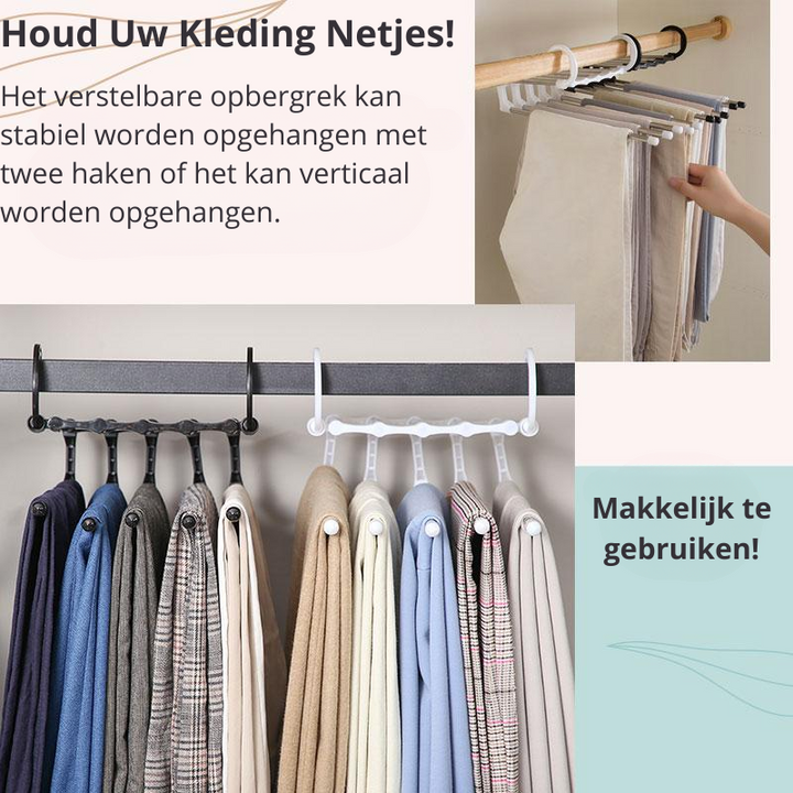 ThuisRek™ - Multifunctionele Kledingrek