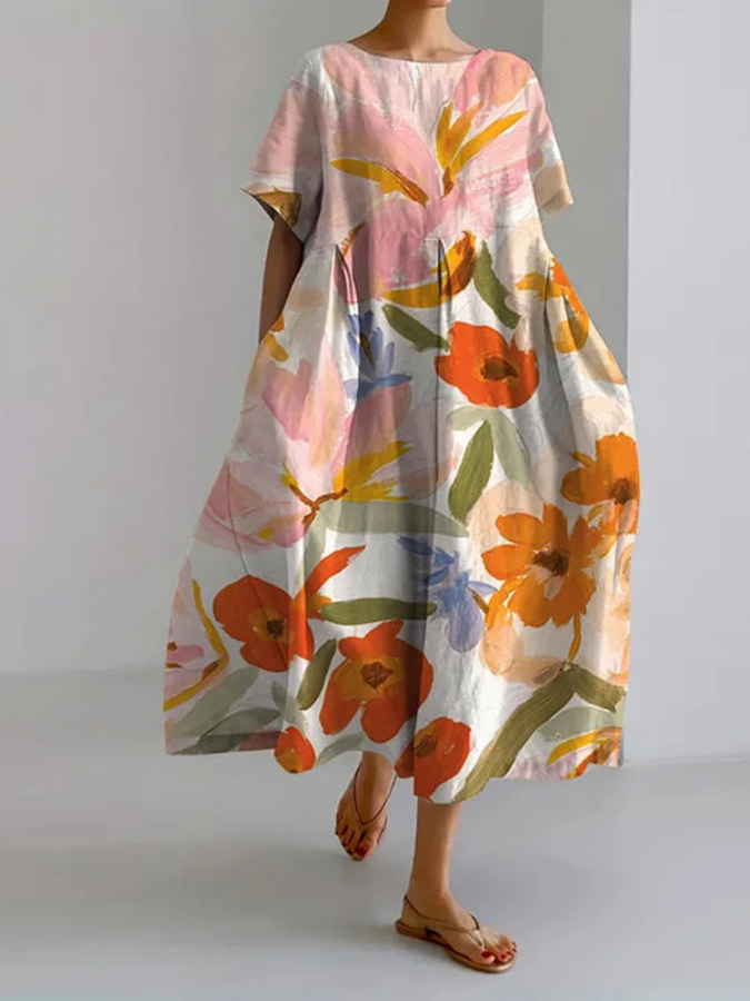 Valentina - Elegant Floral Dress