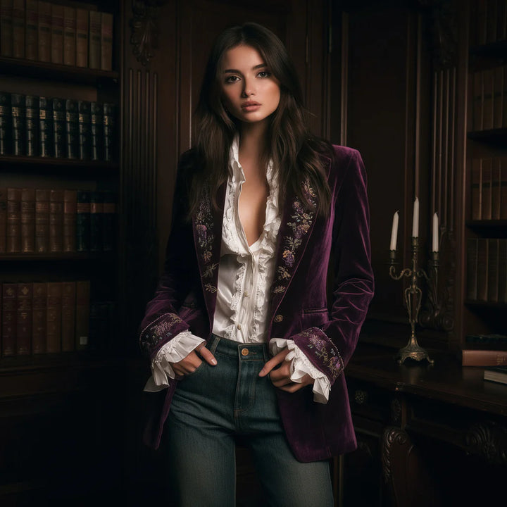 Erilene™ | Classic Velvet Blazer