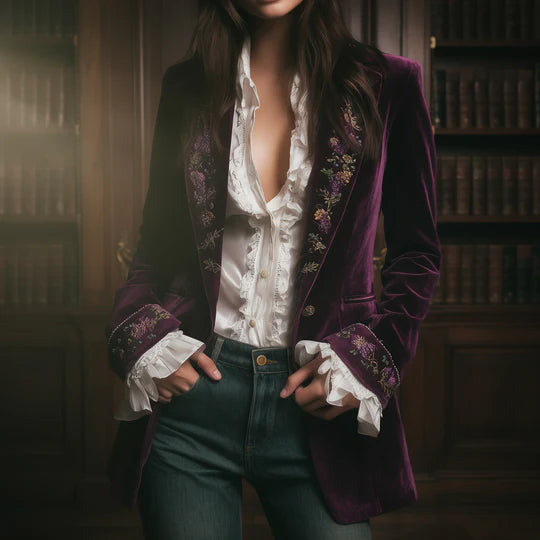 Erilene™ | Classic Velvet Blazer