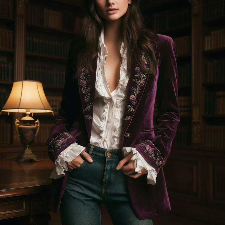 Erilene™ | Classic Velvet Blazer
