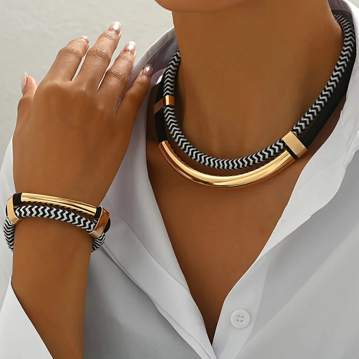 Meridia™ | Woven Rope Jewelry Set