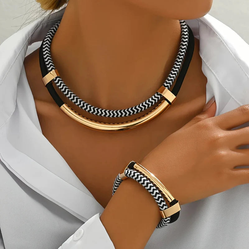 Meridia™ | Woven Rope Jewelry Set