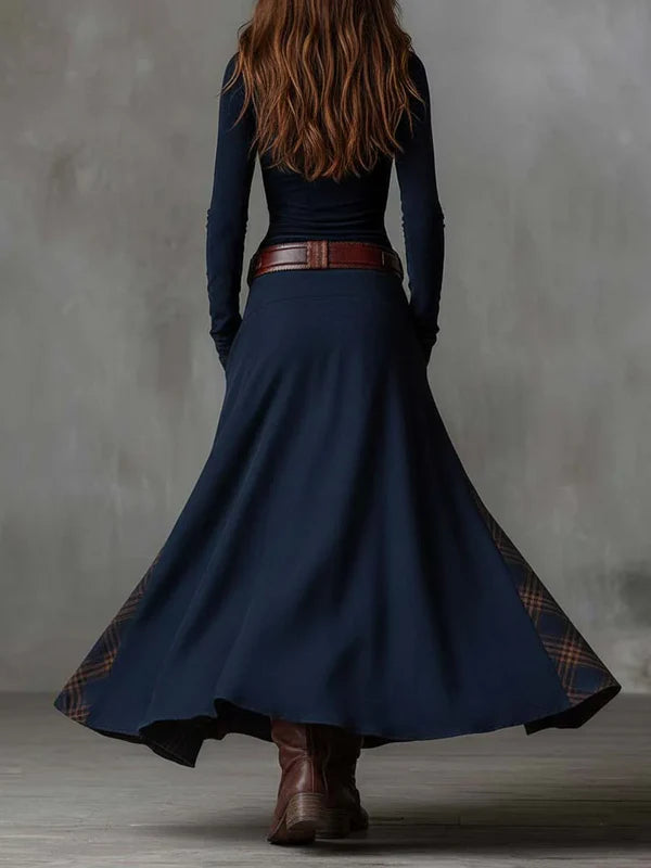 Annabille™ | Classic Suede Belt Dress