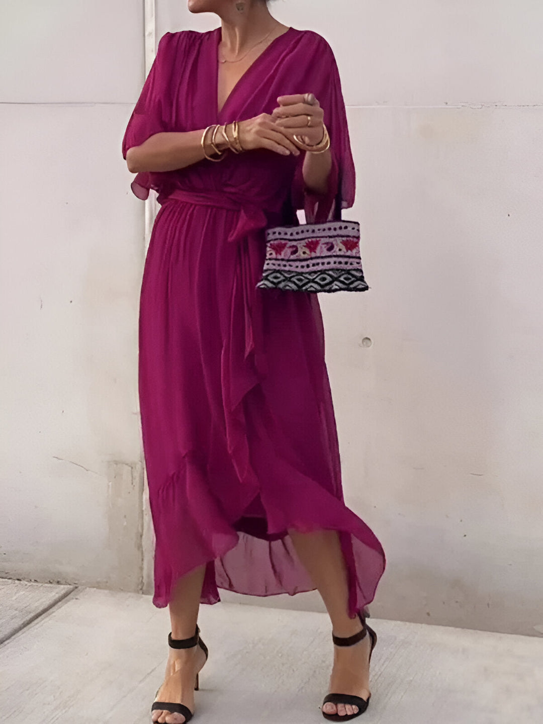 Mira Chiffon Dress