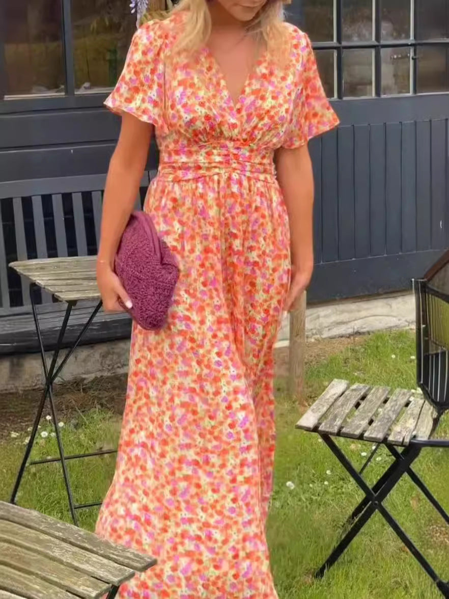 Élina – Long Flowing Floral Dress