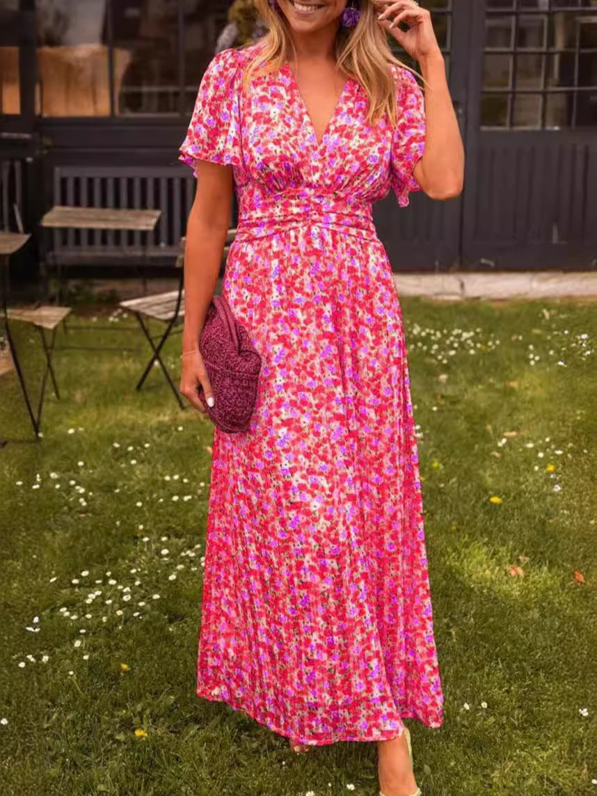 Élina – Long Flowing Floral Dress