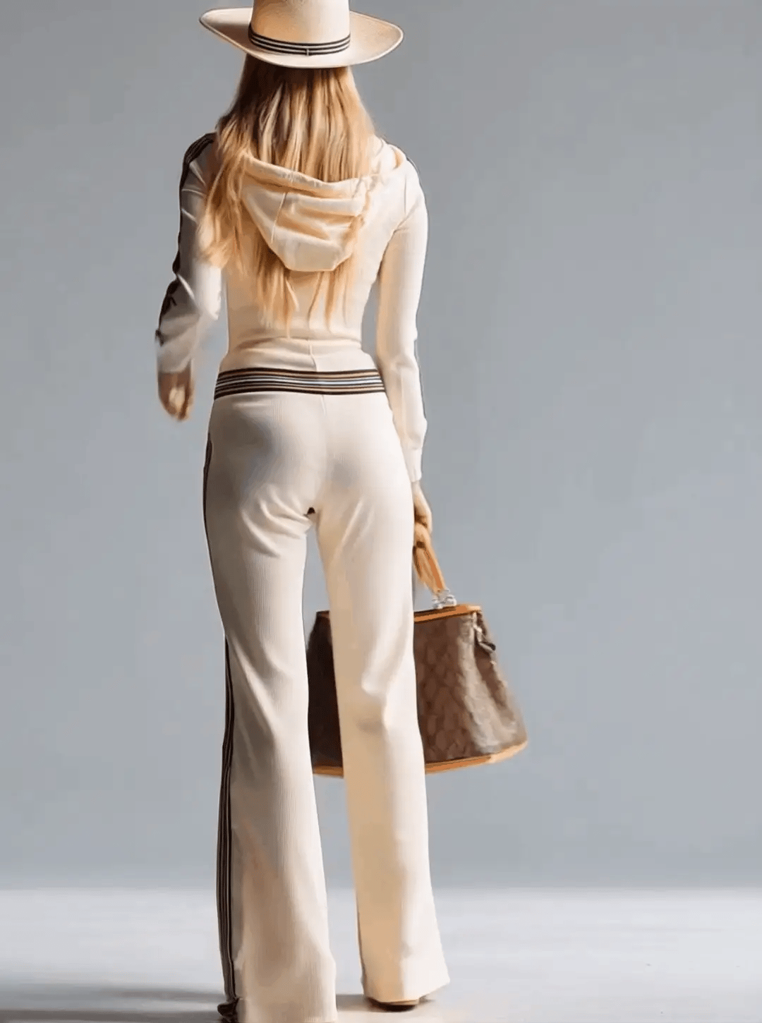 Celyssa™ | Hooded V-neck Jumpsuit
