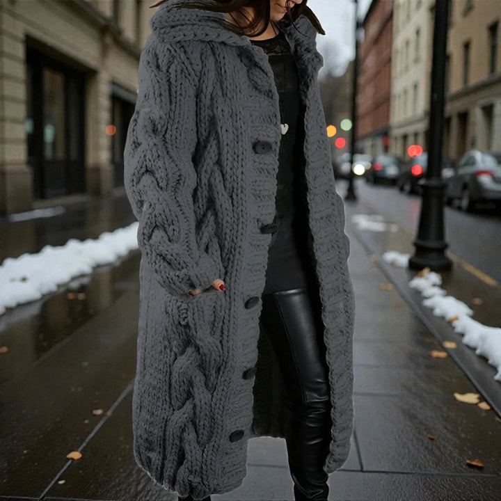 Corisette™ | Cozy Long Knit Coat