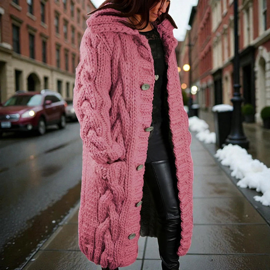 Corisette™ | Cozy Long Knit Coat
