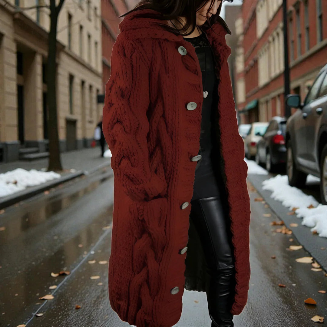 Corisette™ | Cozy Long Knit Coat