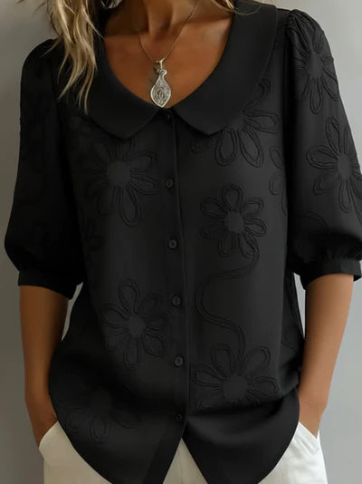 Jysara™ | Elegant Flower Print Blouse