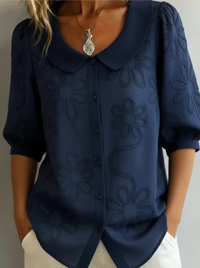 Jysara™ | Elegant Flower Print Blouse