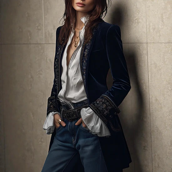 Avarisse™ | Elegant Velvet Jacket