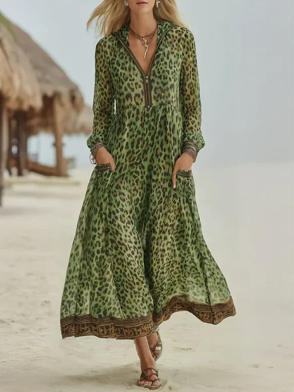 Julie™ | Bold Print Maxi Dress