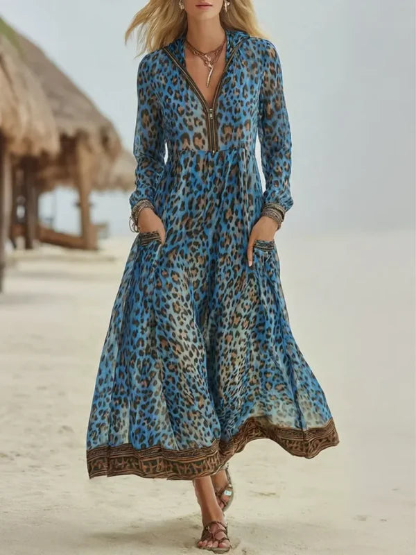 Julie™ | Bold Print Maxi Dress