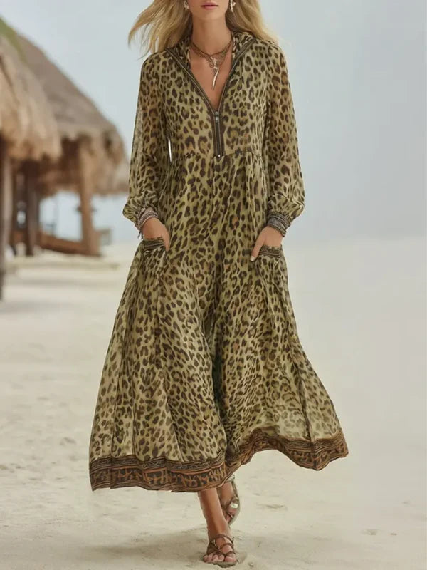 Julie™ | Bold Print Maxi Dress