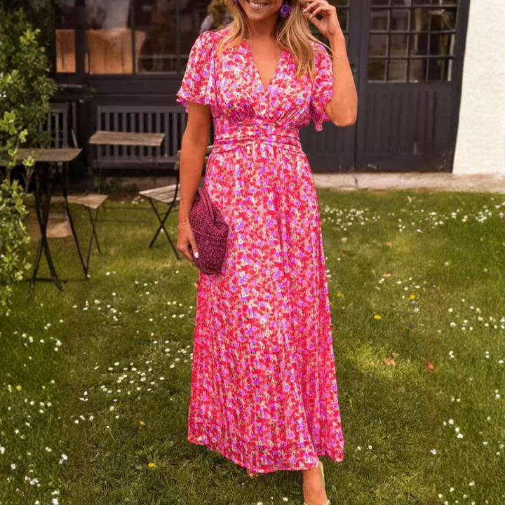 Élina – Long Flowing Floral Dress
