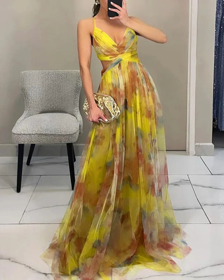 Jessira™ | Romantic Gradient Tulle Maxi Dress