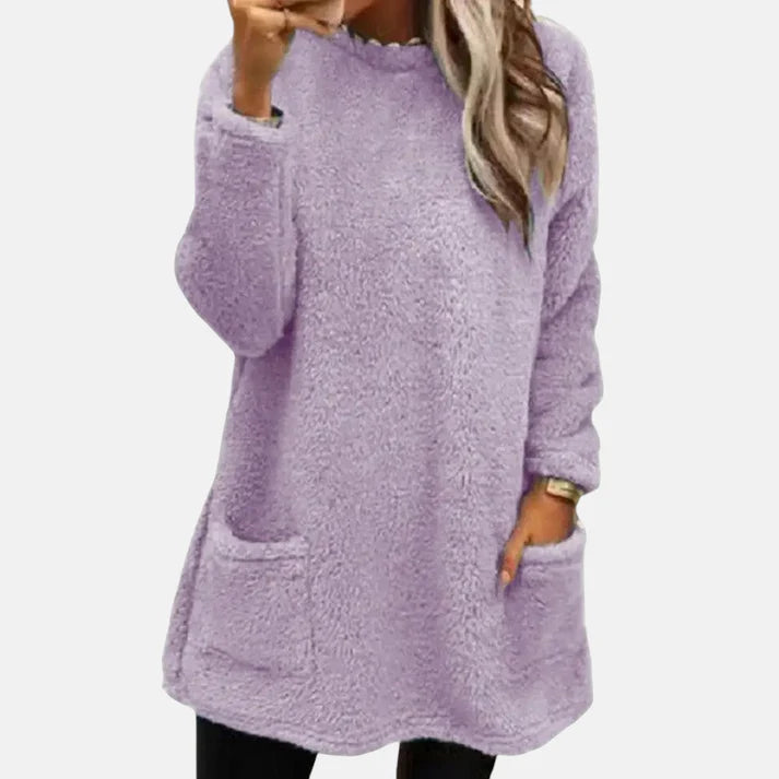 Velisse™ | Cozy Fleece Longline Pullover