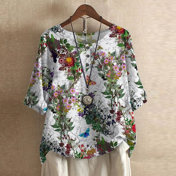 Dakota™ | Retro Printed Blouse