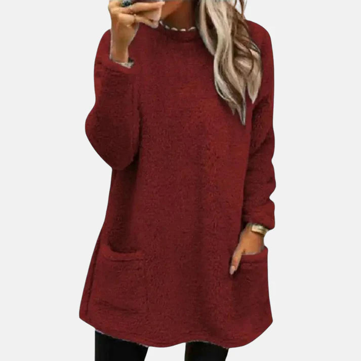 Velisse™ | Cozy Fleece Longline Pullover