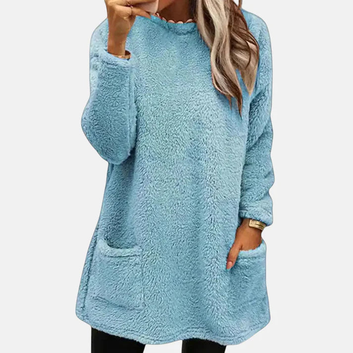 Velisse™ | Cozy Fleece Longline Pullover
