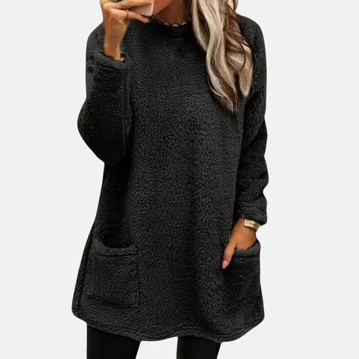 Velisse™ | Cozy Fleece Longline Pullover