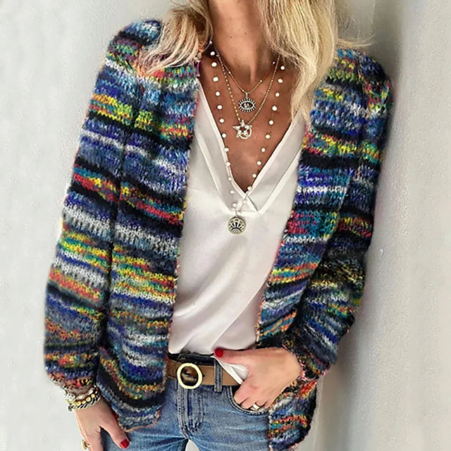  Nola™ | Striped Knit Cardigan