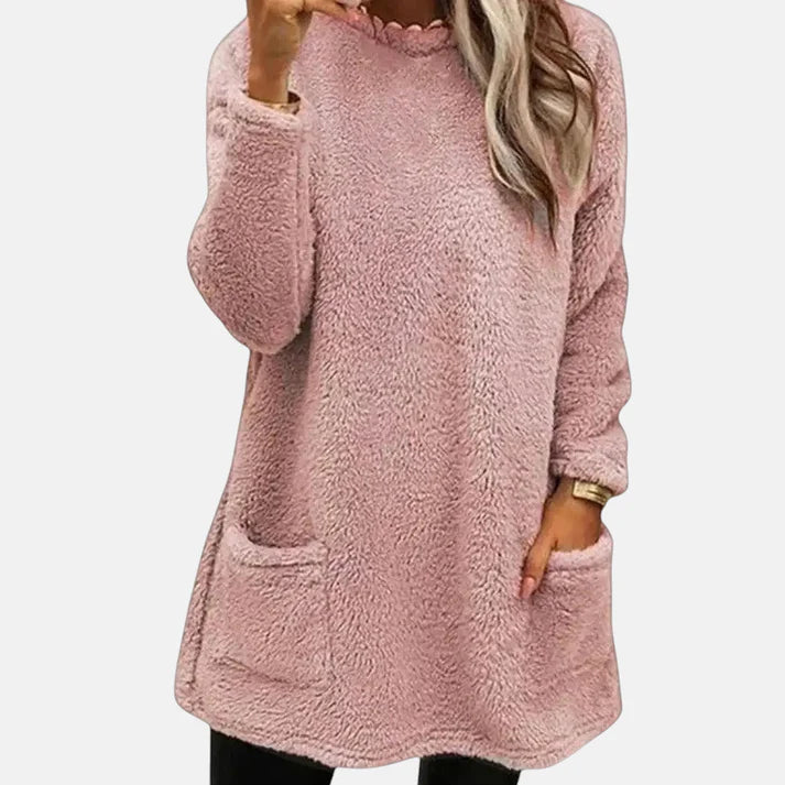 Velisse™ | Cozy Fleece Longline Pullover