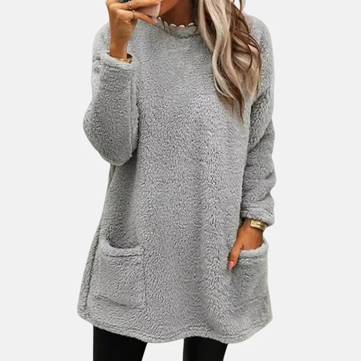 Velisse™ | Cozy Fleece Longline Pullover