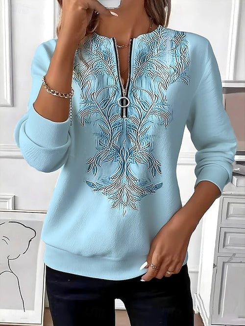 Elowyn™ | Elegant Zipper Sweater