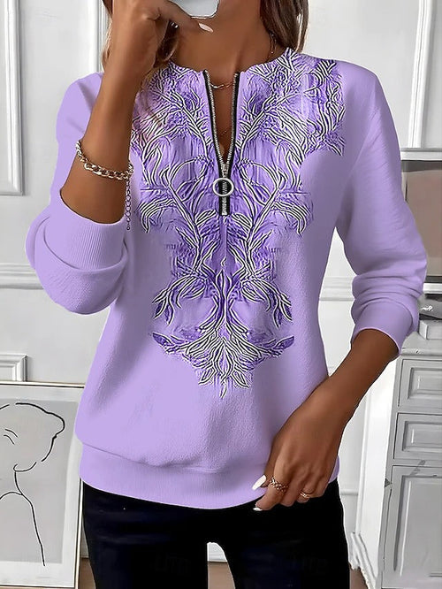 Elowyn™ | Elegant Zipper Sweater