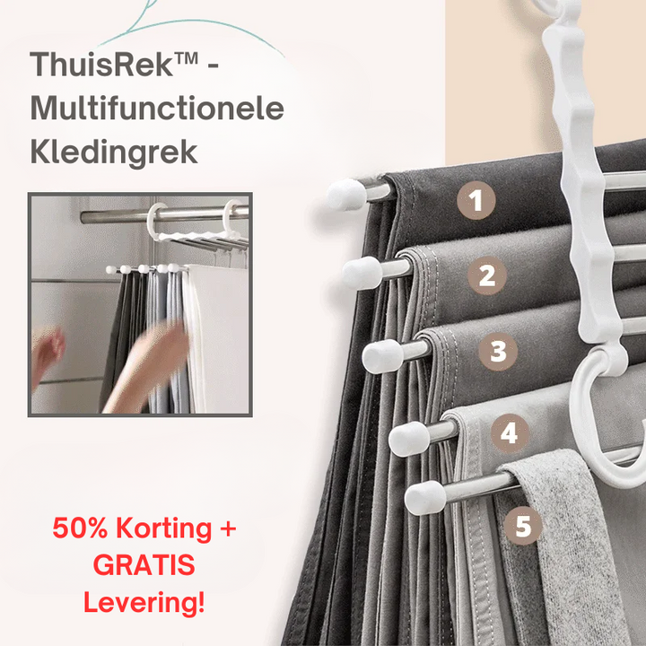 ThuisRek™ - Multifunctionele Kledingrek