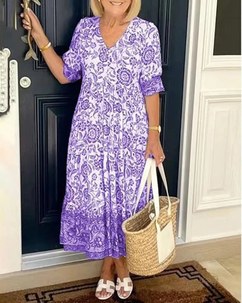 Giselra™ | Elegant Floral Dress