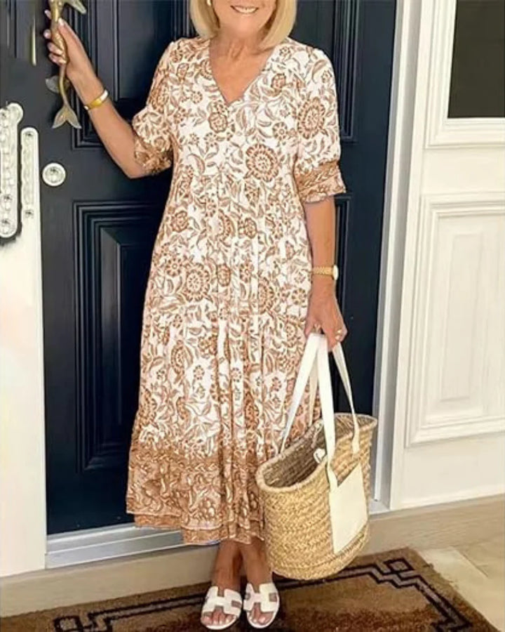 Giselra™ | Elegant Floral Dress