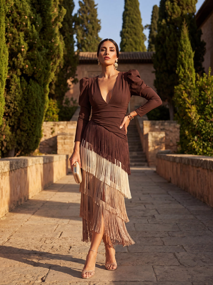 Ronda Fringe Dress