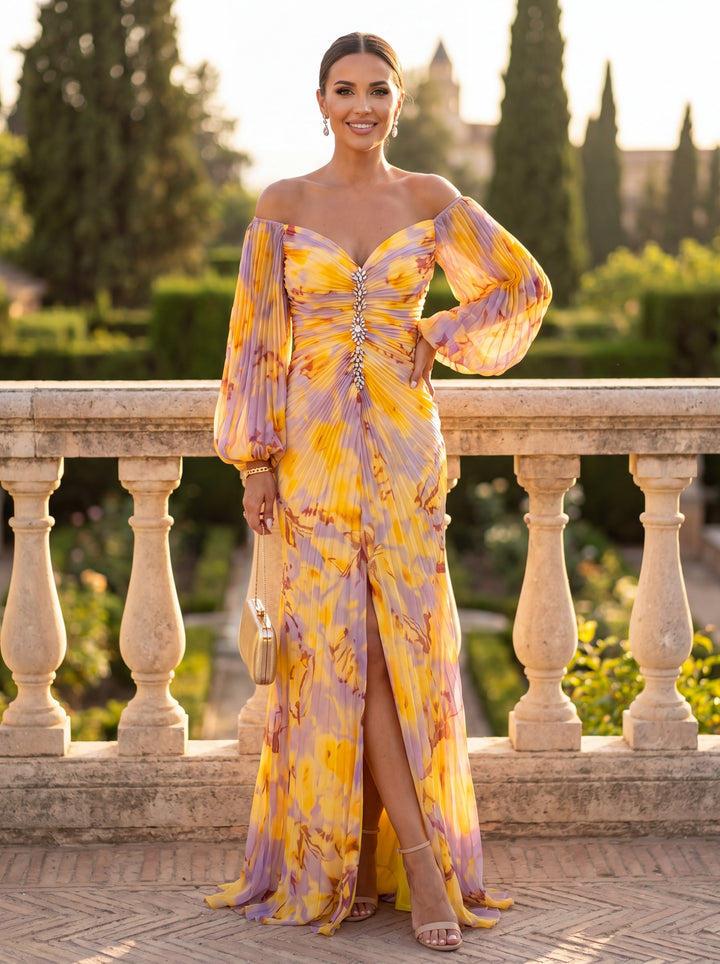Amelia | Elegant V-Neck Dress
