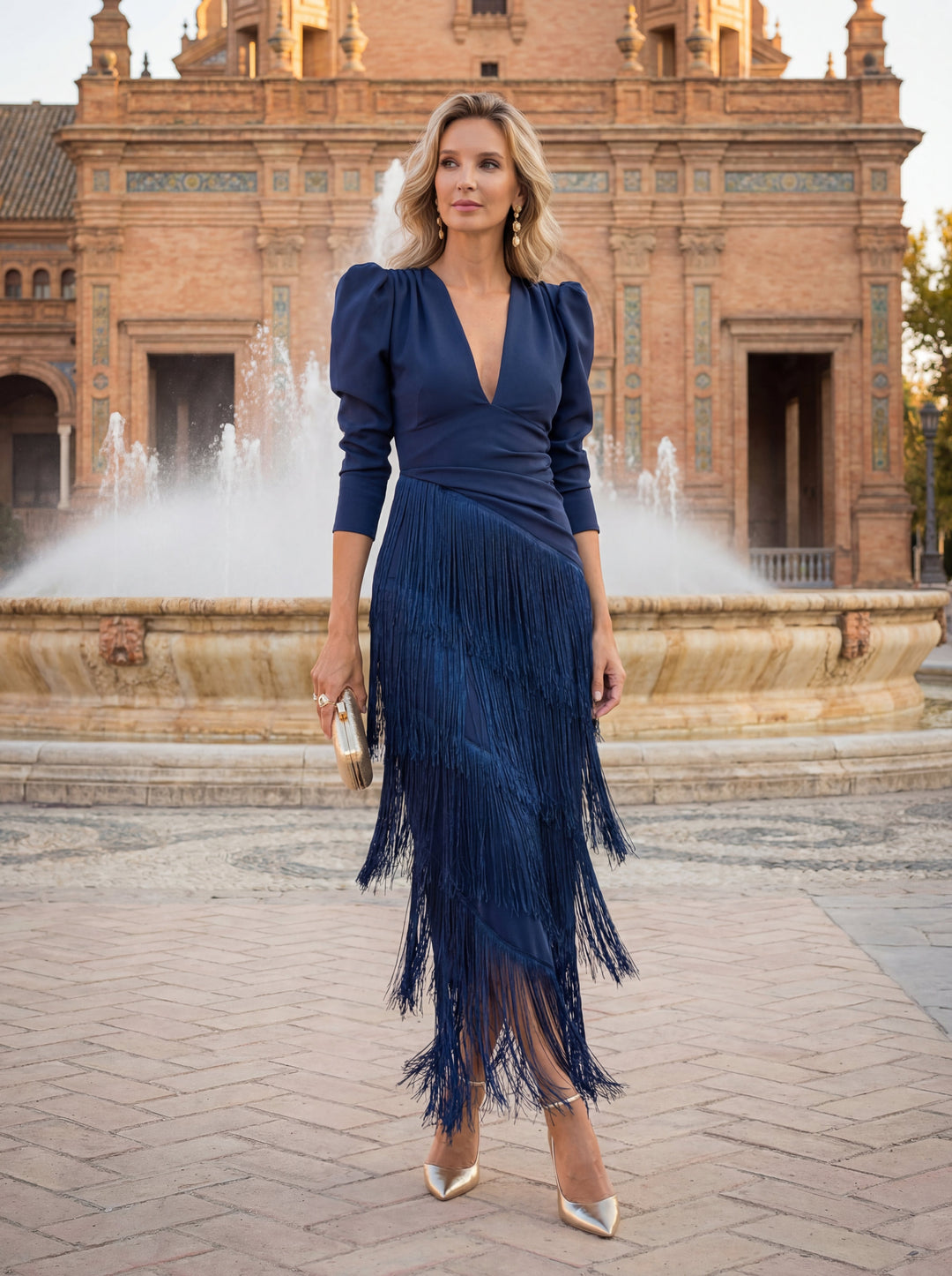 Ronda Fringe Dress