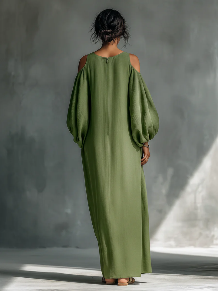 Susana | Flowing Maxi Dress with Bare Shoulders