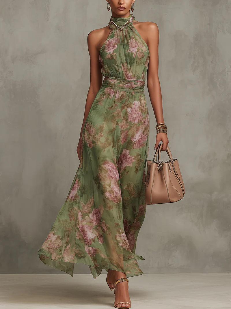 Livia™ | Halter Maxi Dress
