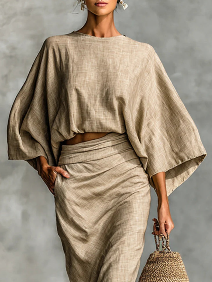 Julia™ two-piece set with skirt
