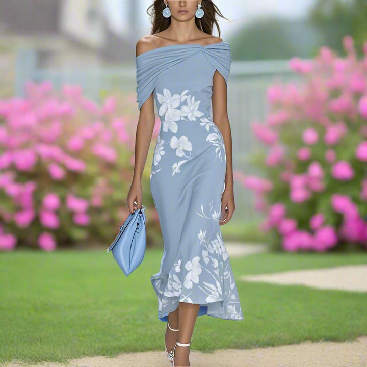 Elanira™ | Soft Floral Gown Dress